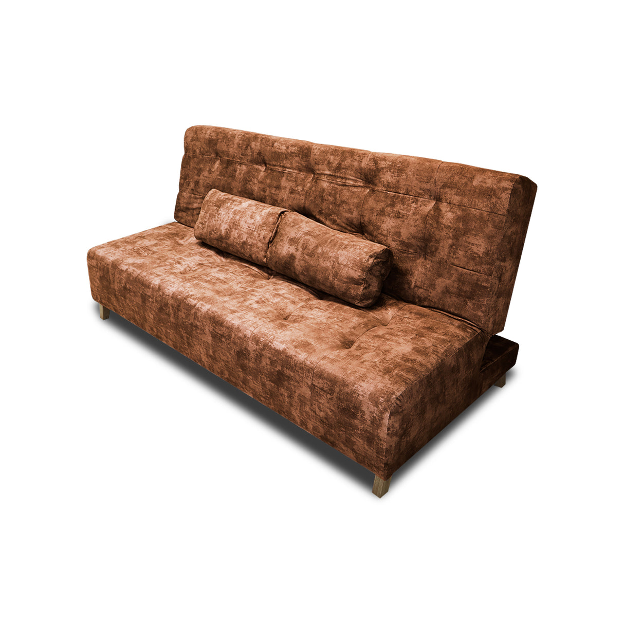 Sofá Cama Seiler Camel 180x94cm Reclinable de Tela Amigable con Mascotas de Tres Puestos con Apoya Brazos - SOFAS Y POLTRONAS | Bylmo
