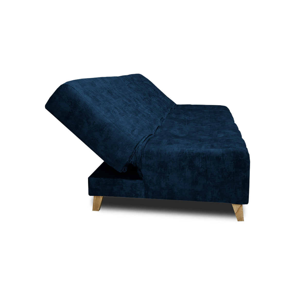 Sofá Cama Seiler Azul Petróleo 180x94cm Reclinable de Tela Amigable con Mascotas de Tres Puestos con Apoya Brazos - SOFAS Y POLTRONAS | Bylmo