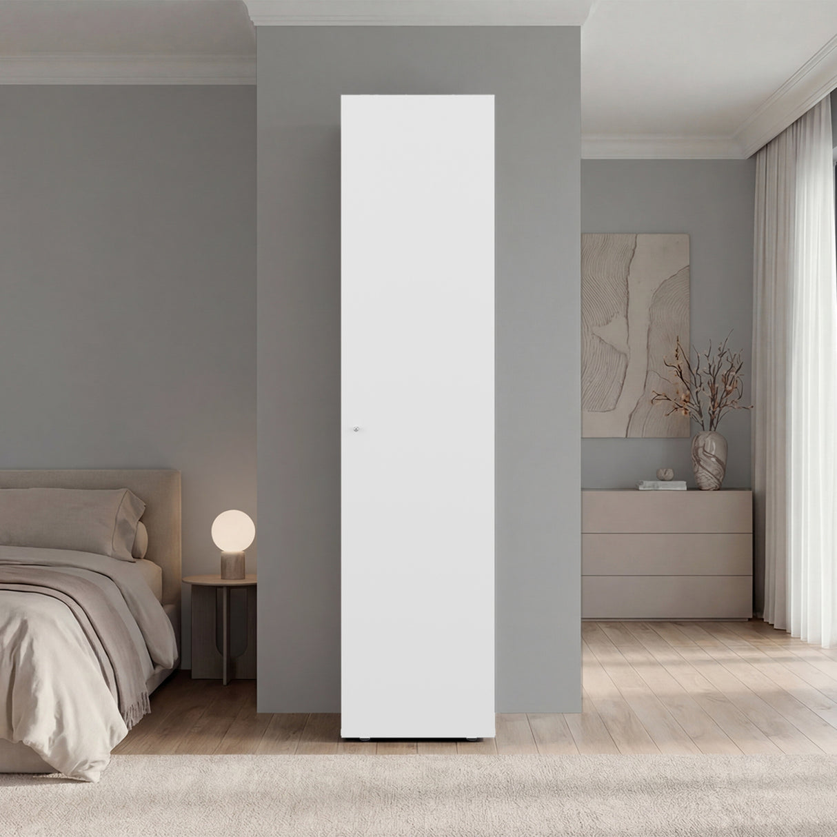 Closet Home dreams Blanco 40x170cm con Una Puerta - CLOSETS | Bylmo