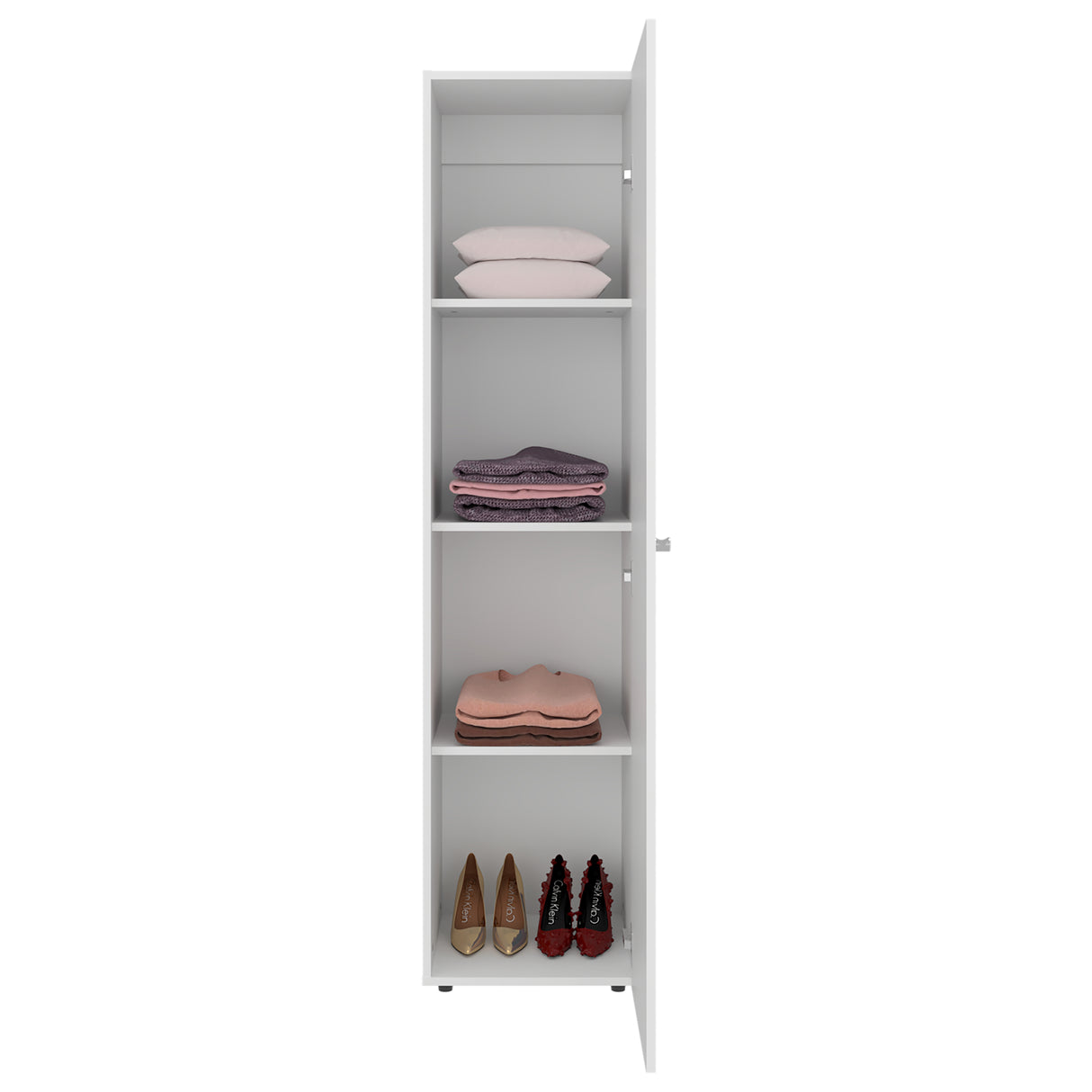 Closet Home dreams Blanco 40x170cm con Una Puerta y con Espejo - CLOSETS | Bylmo