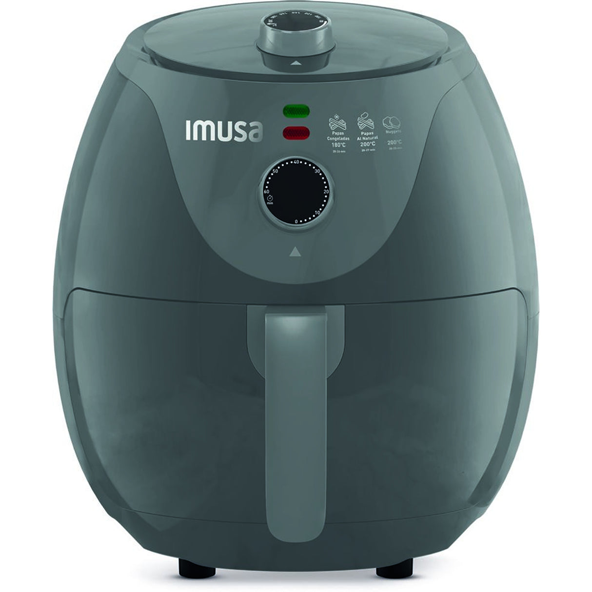 Freidora de Aire Imusa Esencial Gris 31.4x30cm de 3.2 Litros - FREIDORAS DE AIRE | Bylmo