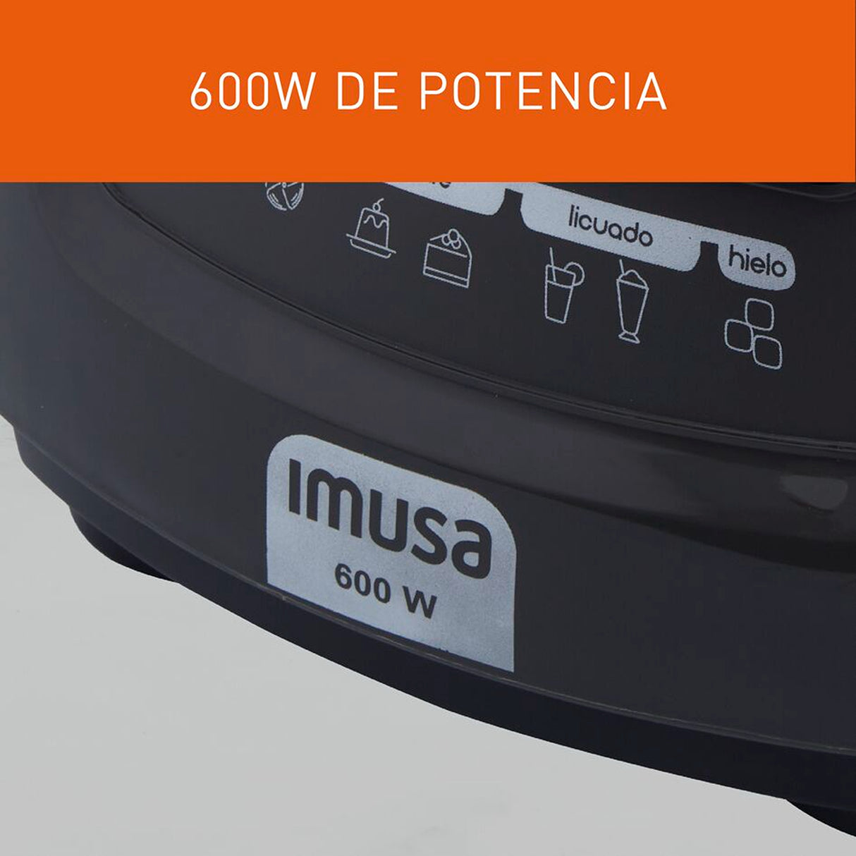Licuadora Imusa Infiny Force Gris 17x41cm de 1.75 Litros con 10 Velocidades - LICUADORAS Y PROCESADORES | Bylmo