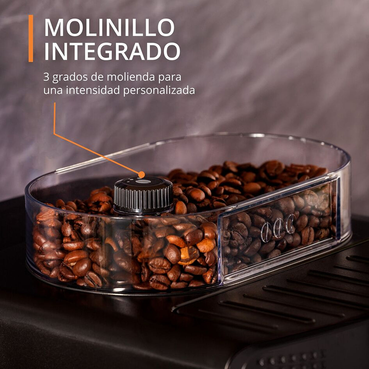 Cafetera Espressería Krups Essential Negro 36.5x24.5cm con Pantalla Digital - CAFETERAS ELECTRICAS | Bylmo