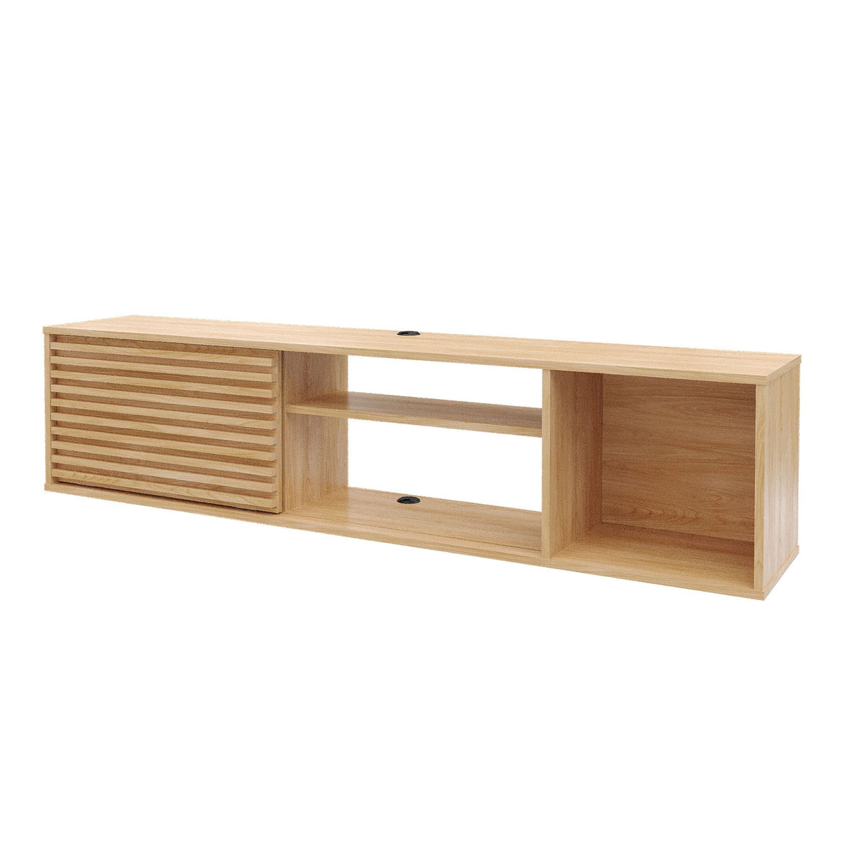 Mesa para TV Flotante Nori Panela 160x37cm para TV Hasta 65" Pulgadas con Un Compartimiento - MUEBLES DE TV | Bylmo
