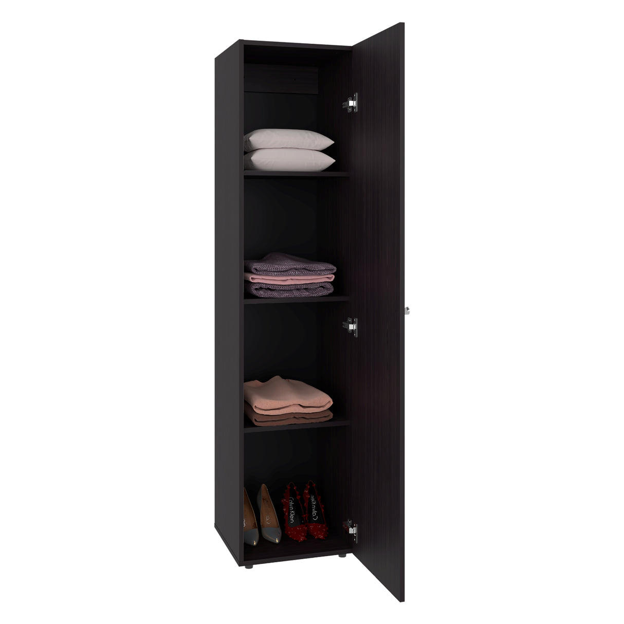 Closet Home Dreams Wengue 40x170cm con Una Puerta y con Espejo - CLOSETS | Bylmo