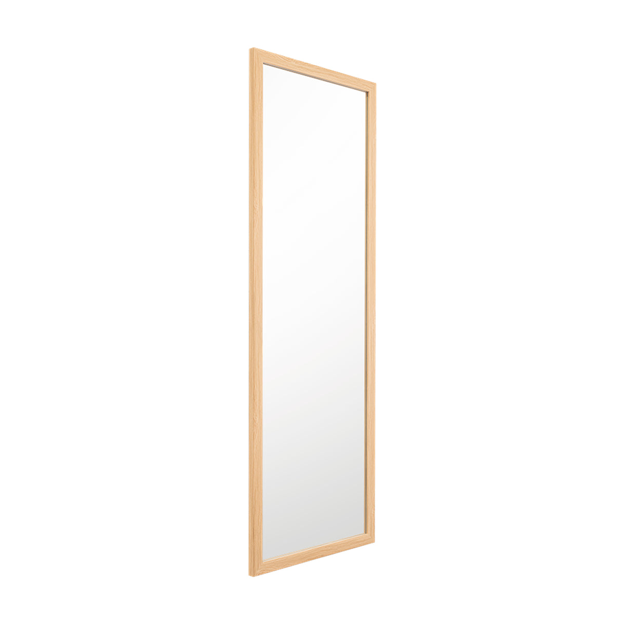 Espejo de Pared Marruecos Roble 45x130cm Rectangular con Marco En Poliestireno - ESPEJOS DE PARED | Bylmo