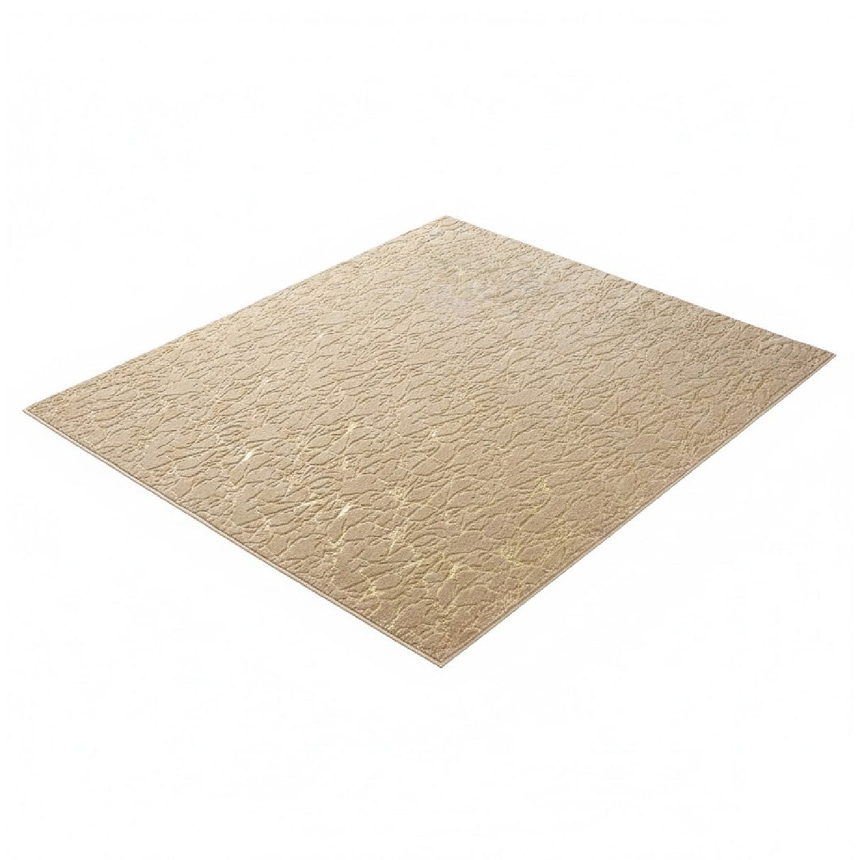 Tapete de Sala Gold Beige 150x200cm Rectangular Muy Suave Pet Friendly - TAPETES Y ALFOMBRAS | Bylmo