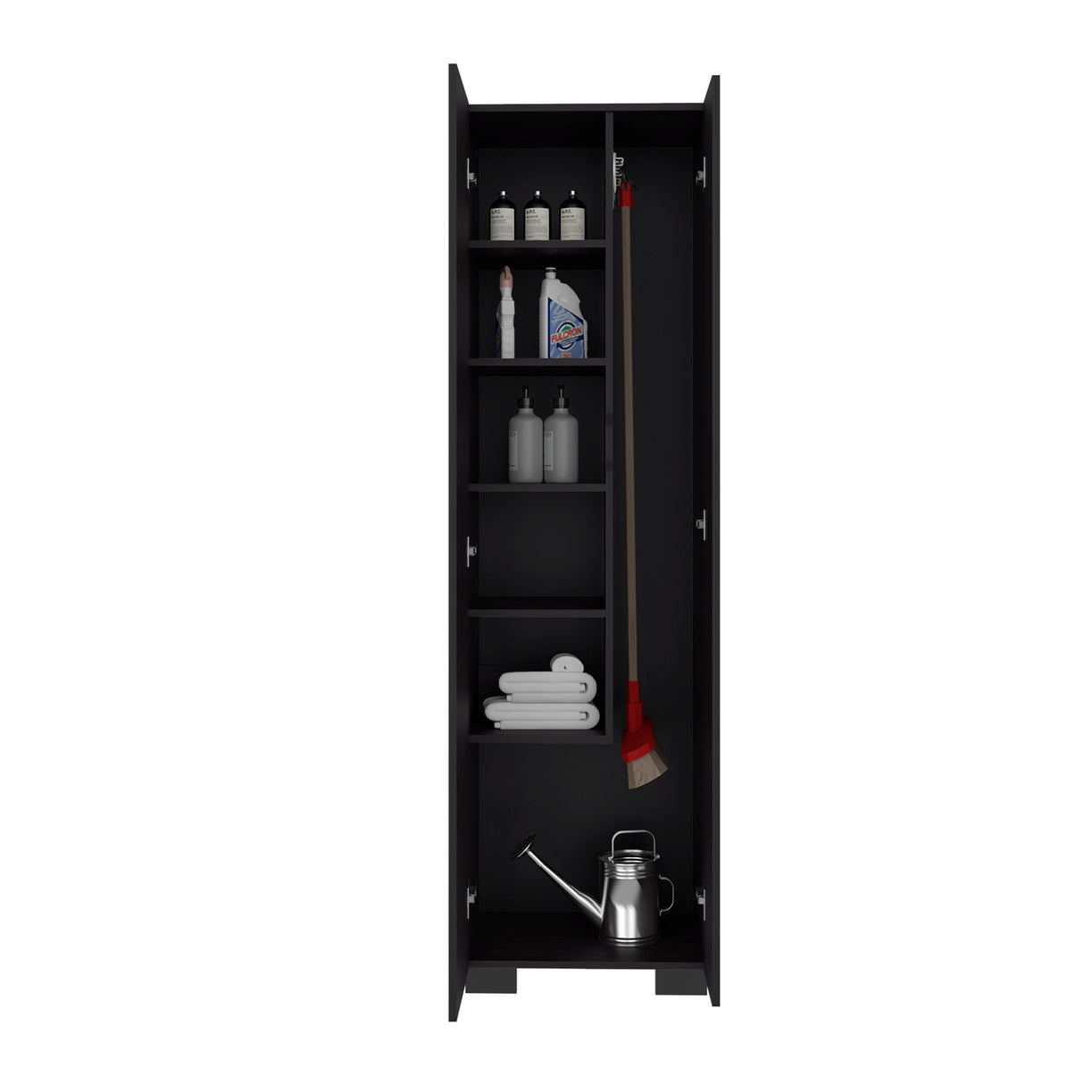 Mueble de Aseo Lake Wengue 51.2x181.2cm Para Organizar con Dos Puertas - MUEBLES DE ASEO Y ROPAS | Bylmo