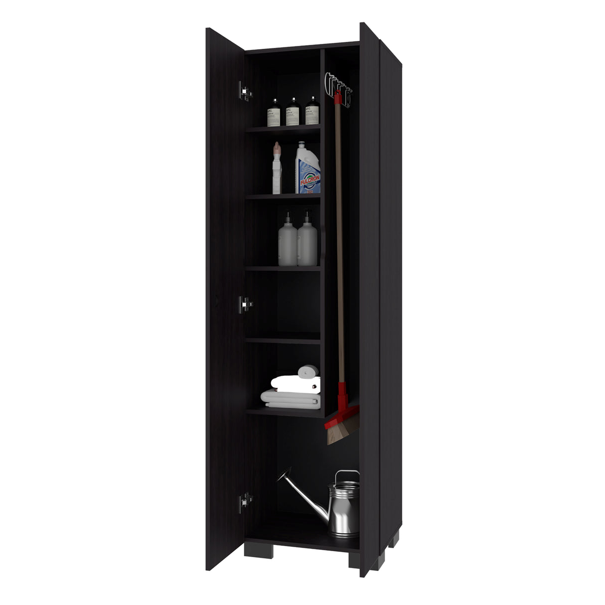 Mueble de Aseo Lake Wengue 51.2x181.2cm Para Organizar con Dos Puertas - MUEBLES DE ASEO Y ROPAS | Bylmo