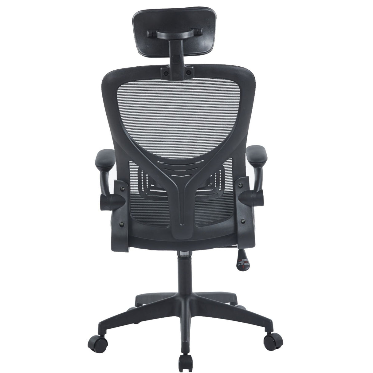 Silla de Oficina Apolo Negro 58x101cm con Apoya Brazos y con Apoya Cabezas - SILLAS DE OFICINA | Bylmo
