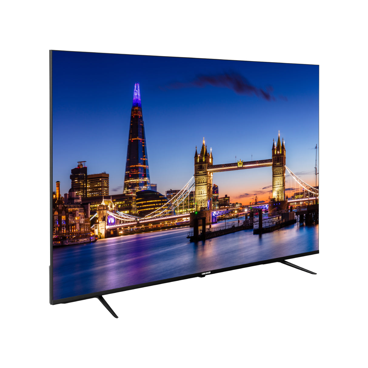 Televisor Challenger Google TV Negro 166.8x97.2cm de 75" Pulgadas Qled 4K 2160P Smart con Bluetooth y Wifi Integrado - TELEVISORES | Bylmo
