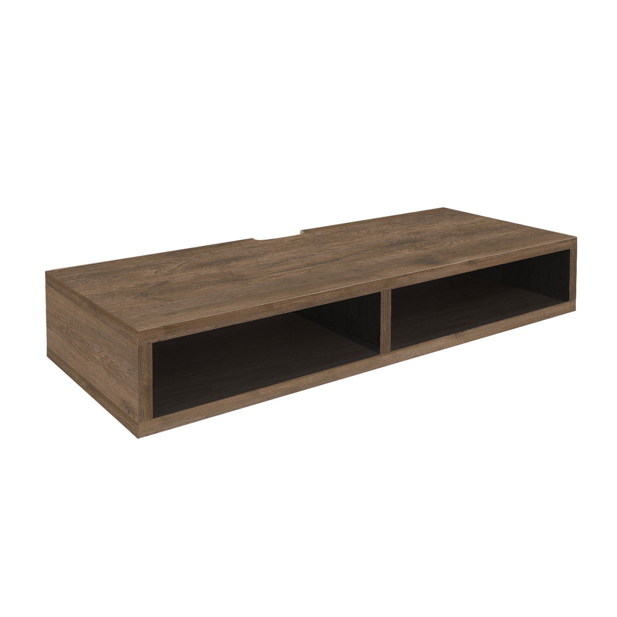 Repisa Rectangular Smart Pro Café 80x15cm con Un Entrepaño - REPISAS | Bylmo