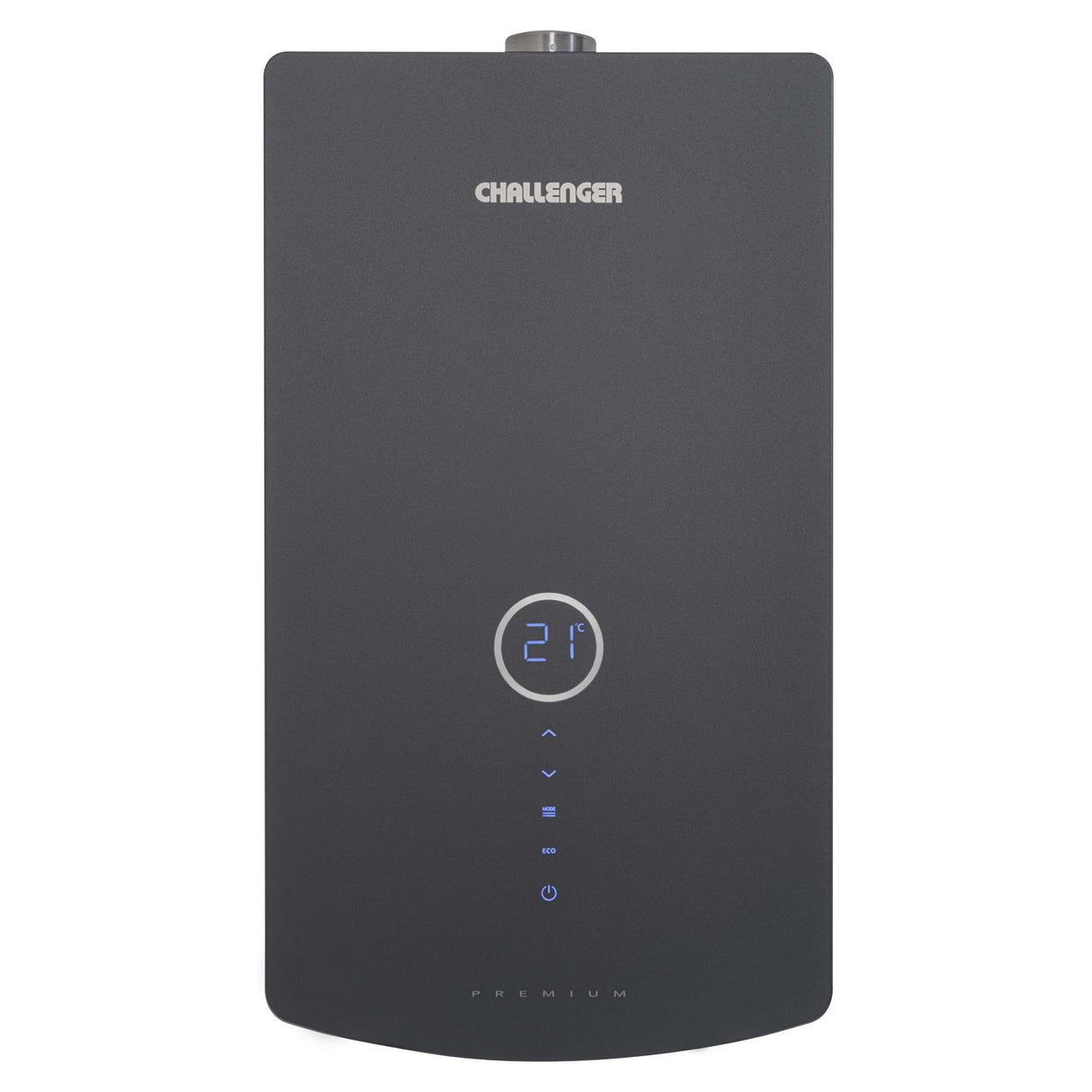 Calentador de Agua Challenger Negro 35x60.6cm 12 Litros de Tiro Forzado para Gas Natural - CALENTADORES DE AGUA | Bylmo