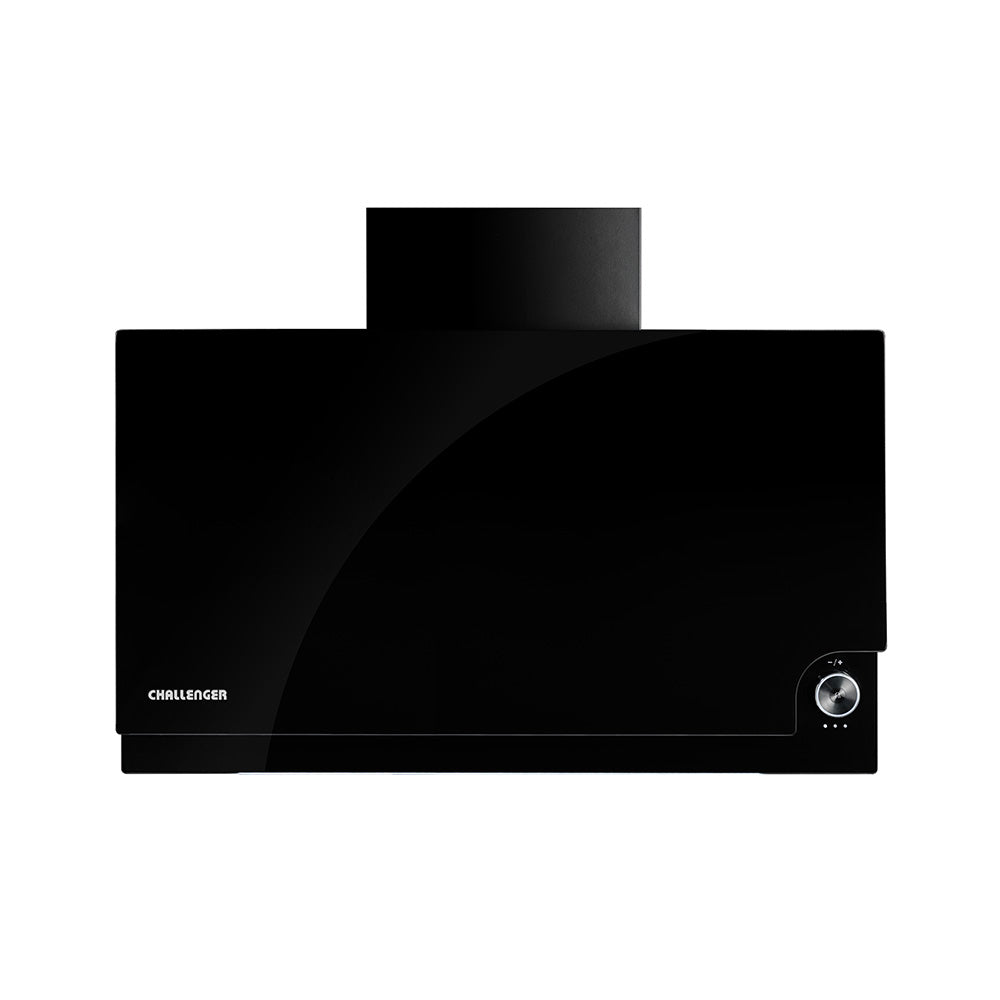 Campana Península Challenger Aura Negro 75x79.5cm de Tres Velocidades - CAMPANAS Y EXTRACTORES | Bylmo