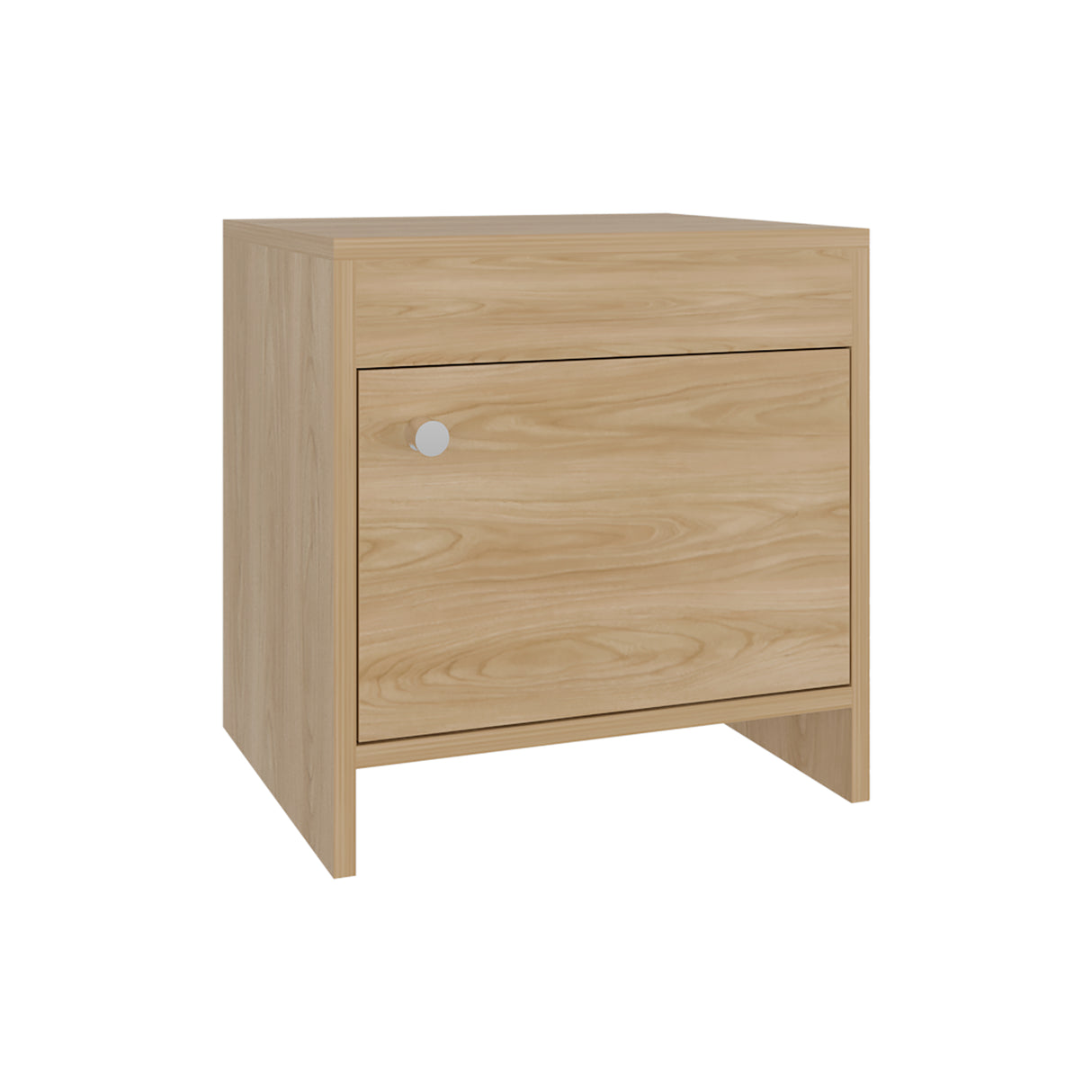Mesa de Noche Colore Fresno Europeo 40x41.6cm con Una Puerta - MESAS DE NOCHE | Bylmo