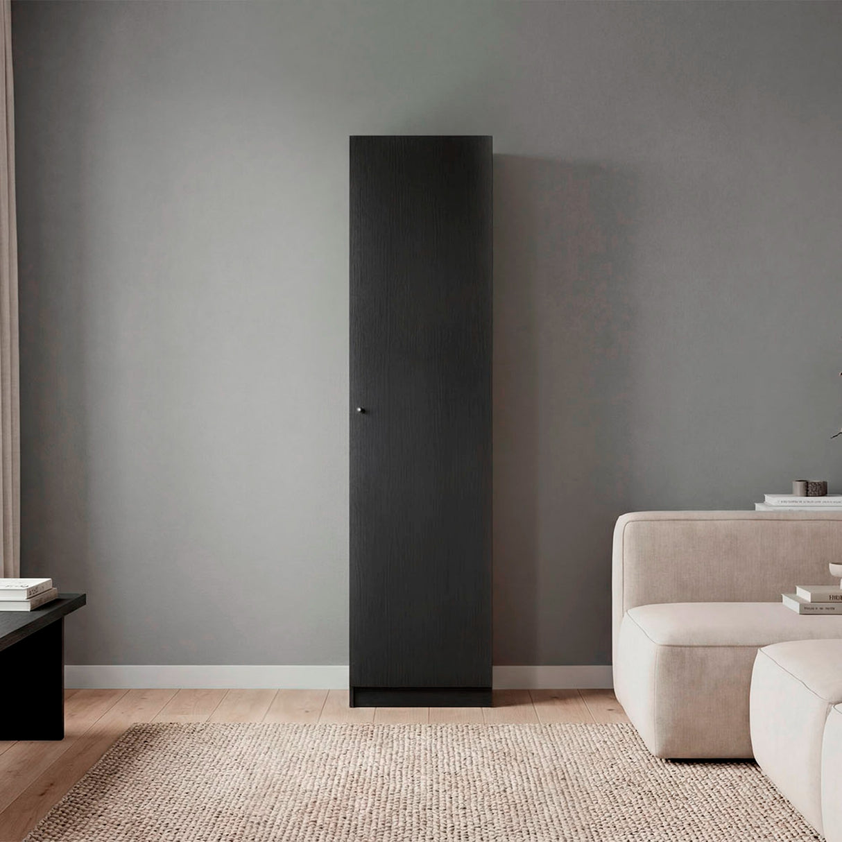 Estantería Rectangular Home Wengue 45x180.6cm con Cuatro Entrepaños - BIBLIOTECAS Y ESTANTERIAS | Bylmo