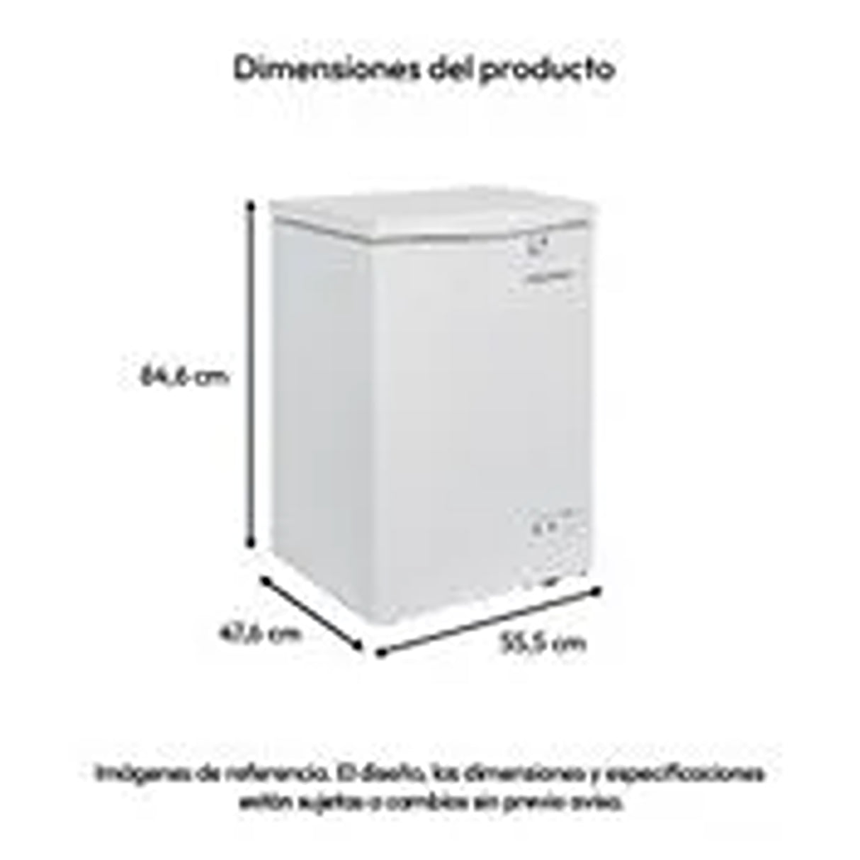 Congelador Challenger Blanco 47.6x84.6cm de 97 Litros Frost con Un Compartimiento - CONGELADORES | Bylmo