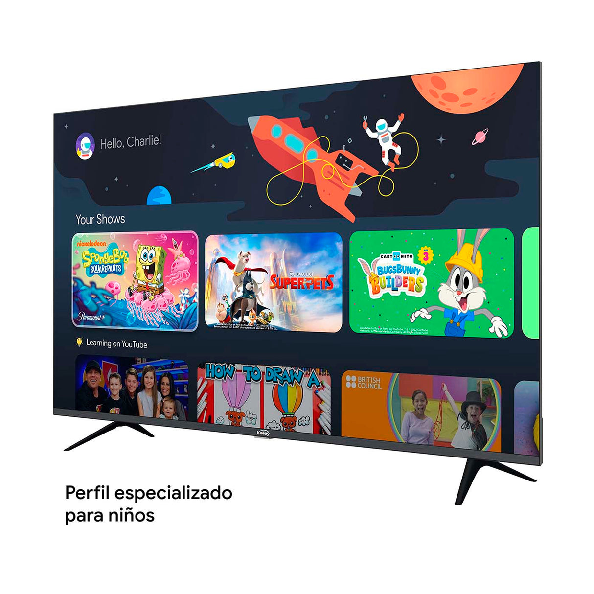 Televisor Kalley Google TV Negro 95.5x60.4cm de 43" Pulgadas Smart LED Full Hd 1080P con Wifi y Bluetooth Integrado - TELEVISORES | Bylmo