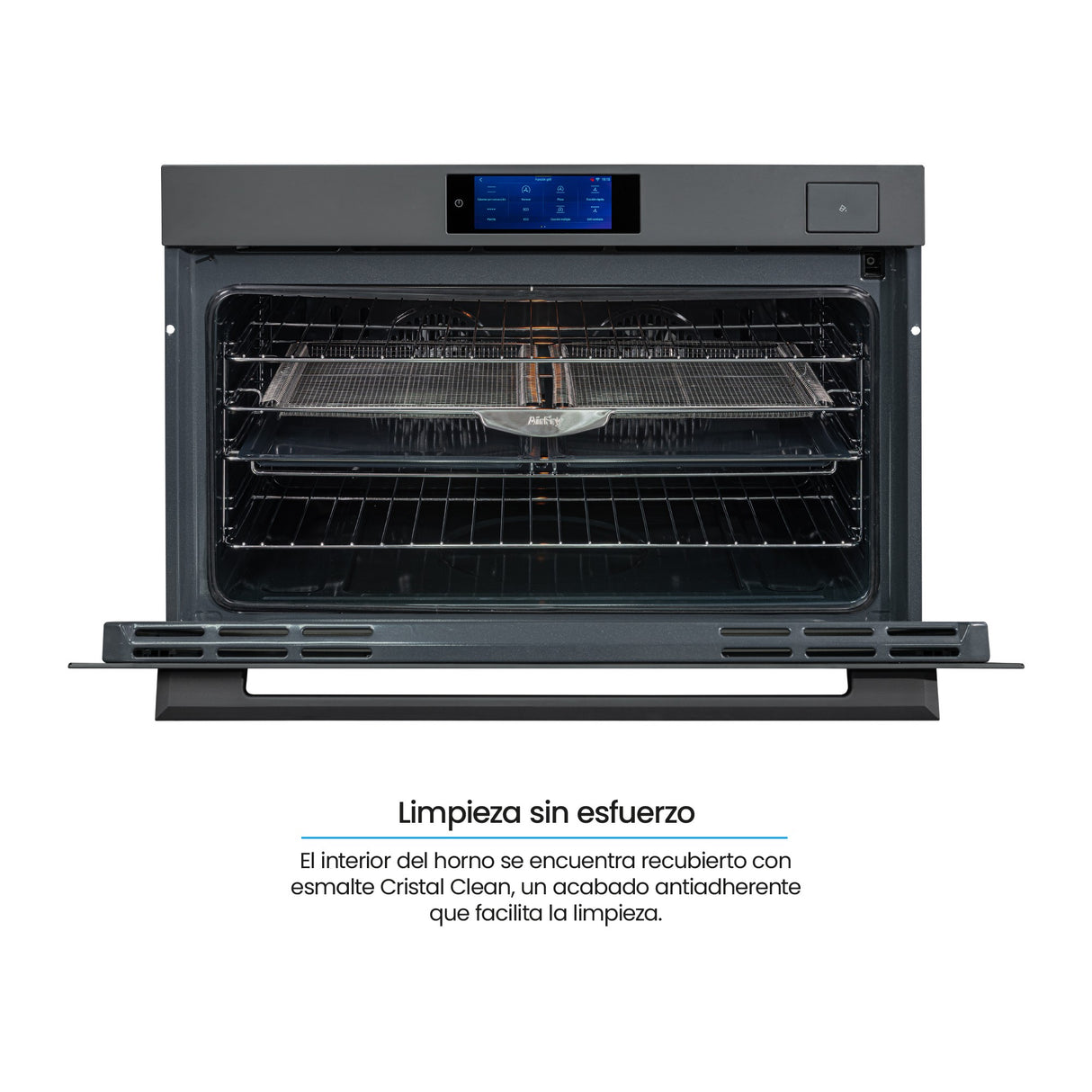 Horno de Empotrar Challenger Isola Gris Mate 89.4x59.5cm Electrico 220 Voltios con Pantalla Digital - HORNOS DE EMPORTRAR | Bylmo