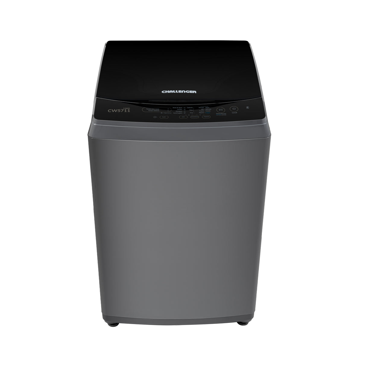 Lavadora Challenger Gris Oscuro 55x93.5cm 11 Kilogramos - LAVADORAS Y SECADORAS | Bylmo
