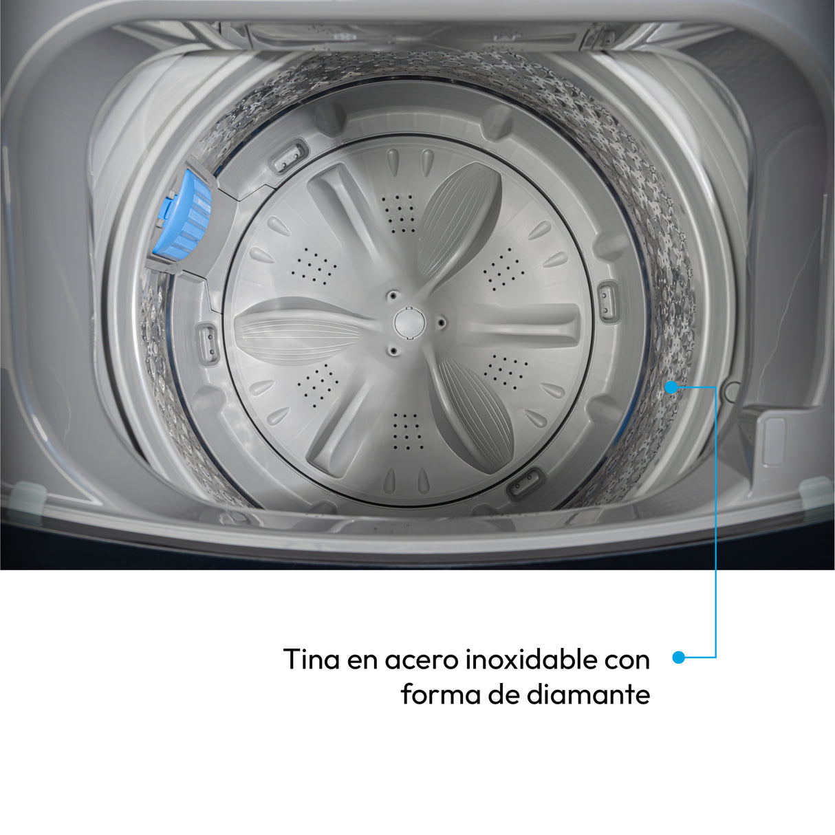 Lavadora Challenger Gris 61x100cm 18 Kilogramos - LAVADORAS Y SECADORAS | Bylmo