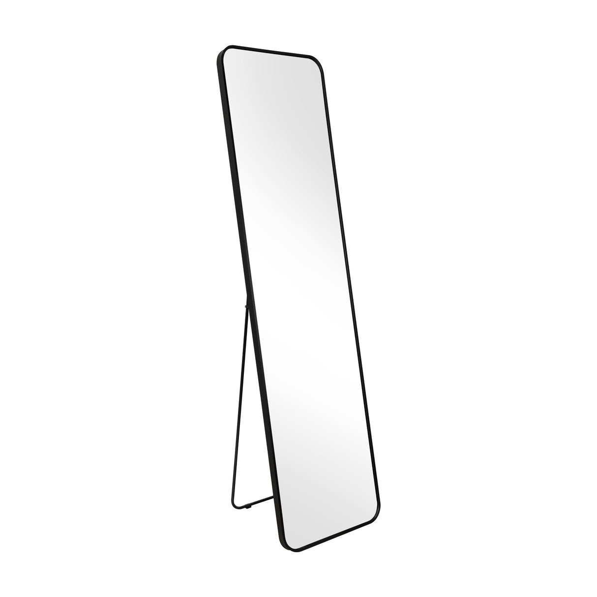 Espejo de Piso Isa Negro 40x150cm Rectangular con Marco Metálico - ESPEJOS DE PISO | Bylmo