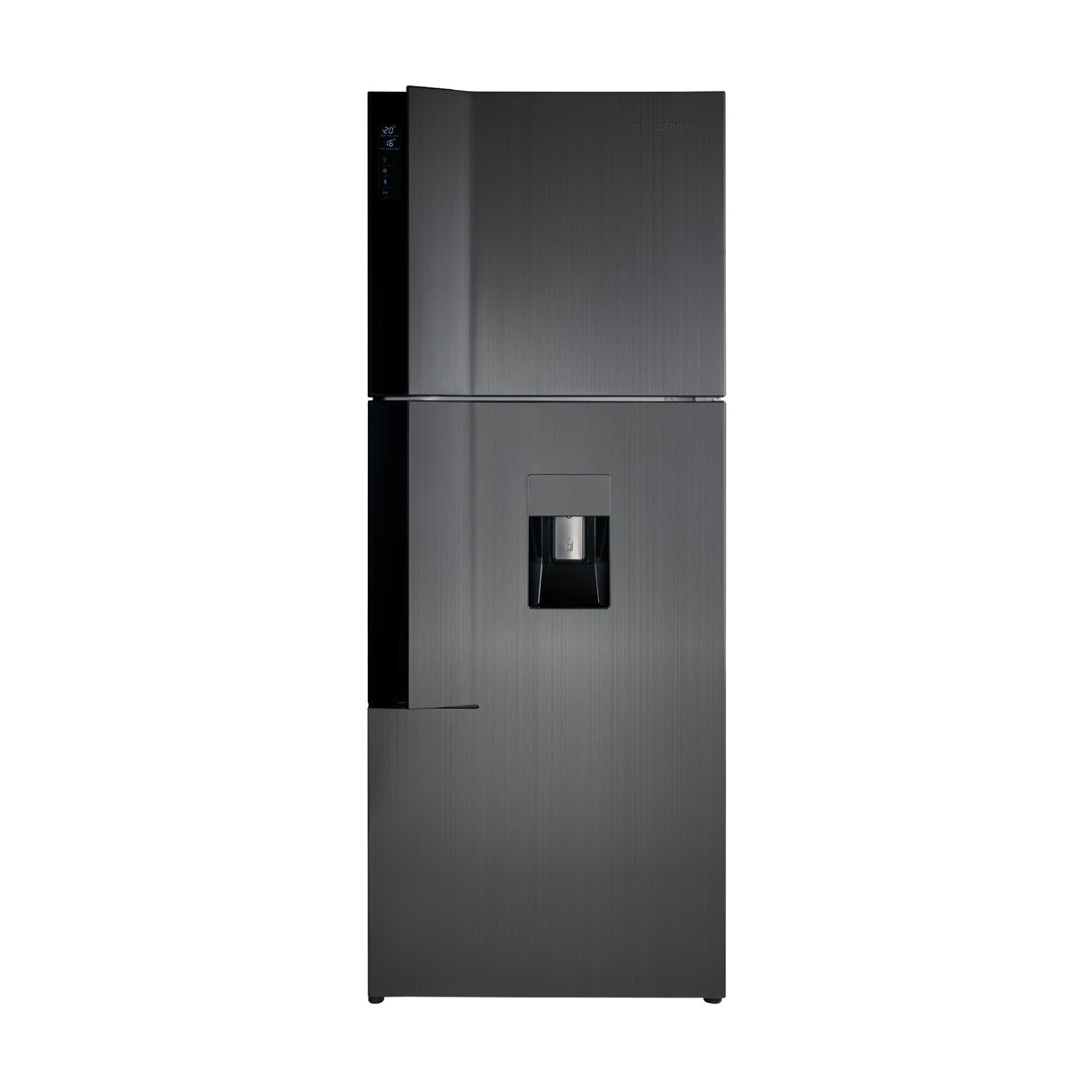 Nevera Inverter Challenger E - Cool Gris Oscuro 68x185cm No Frost de 462 Litros con Dispensador de Agua y con Congelador - NEVERAS | Bylmo