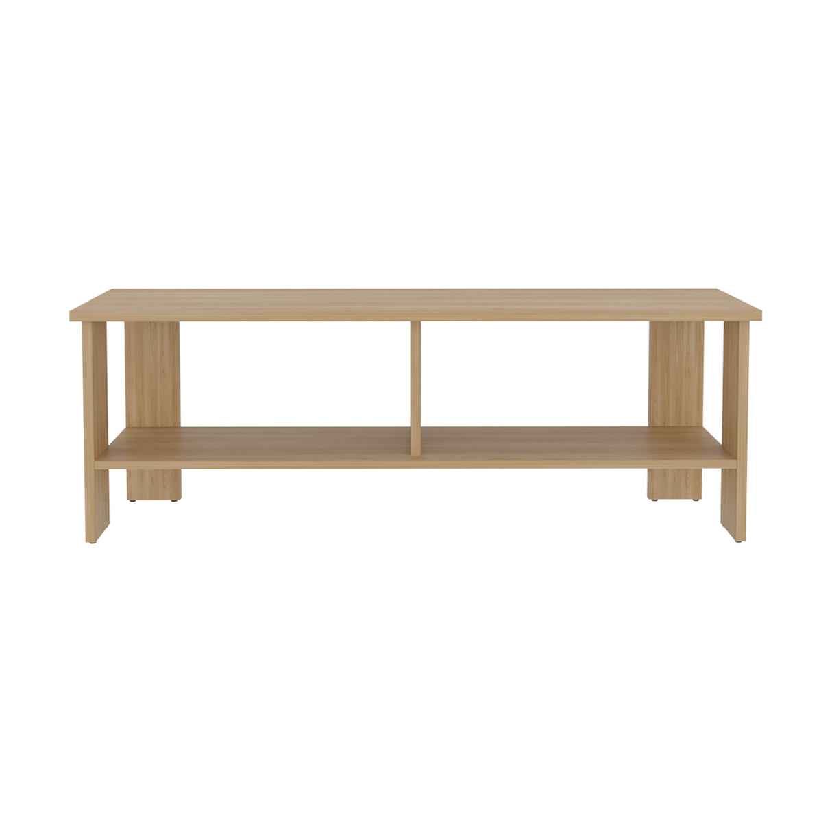 Mesa para TV Navia Fresno Europeo 120.3x41.9cm para TV Hasta 50 Pulgadas con Dos Compartimientos - MUEBLES DE TV | Bylmo