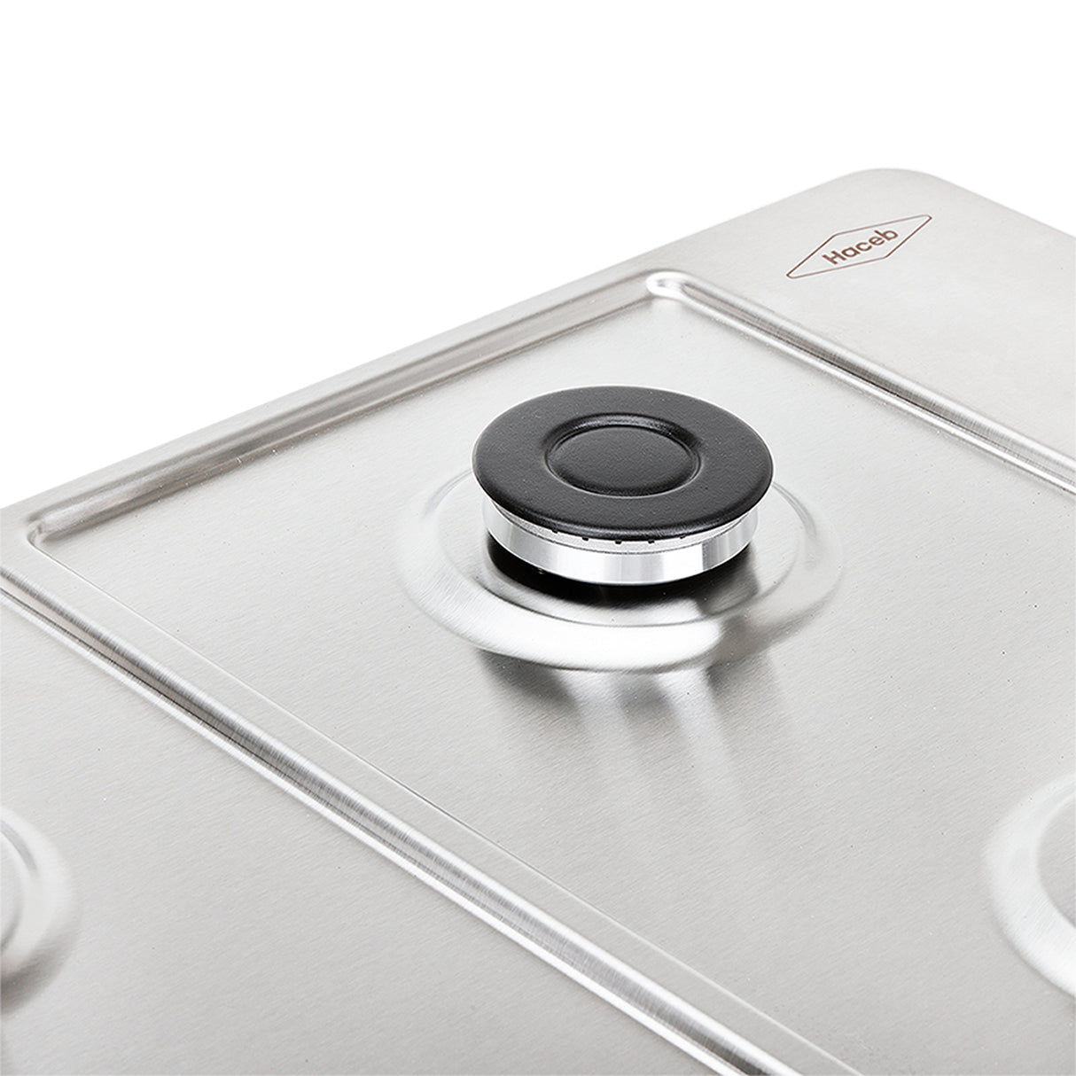 Estufa de empotrar Haceb Platina Acero 61x44.5cm para Gas Natural con Cuatro Quemadores - ESTUFAS DE EMPORTRAR Y CUBIERTAS | Bylmo