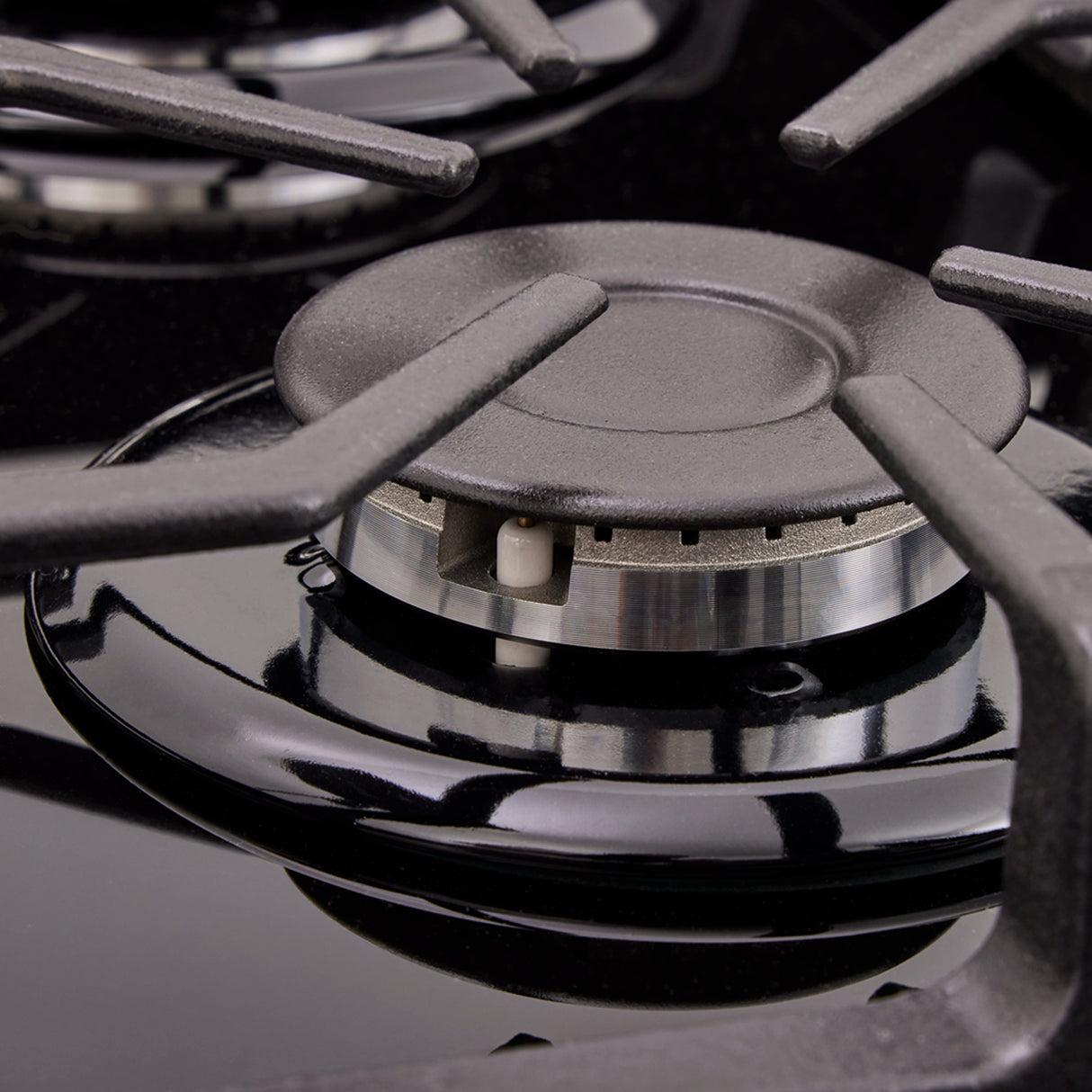 Estufa Haceb Negro 98x81cm Para Gas Propano con Seis Quemadores y con Horno - ESTUFAS | Bylmo