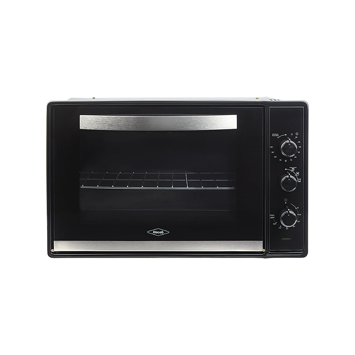 Horno de Empotrar Haceb Inox 60x36.4cm 220 Voltios Con Temporizador - HORNOS DE EMPORTRAR | Bylmo