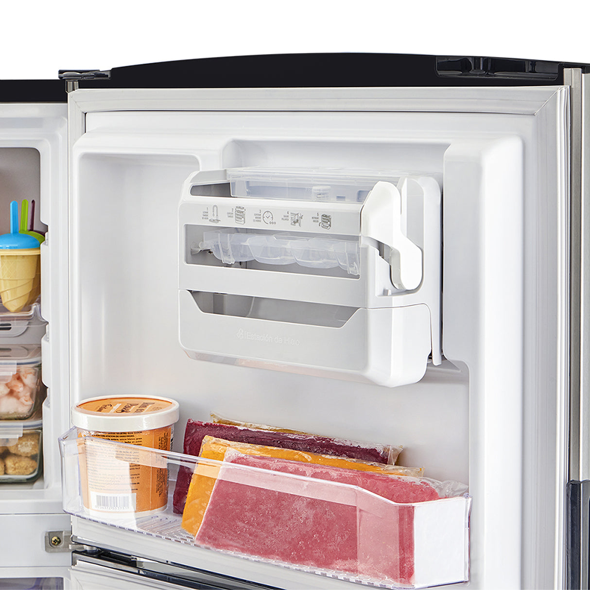 Nevera Haceb Inverter Inox 65x163cm No Frost de 254 Litros con Dispensador de Agua y con Pantalla Digital - NEVERAS | Bylmo