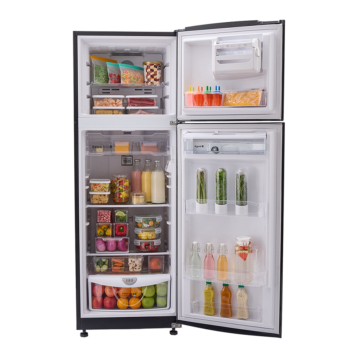 Nevera Haceb Inverter Negro Cósmico 65x179.5cm No Frost de 294 Litros con Dispensador de Agua y con Pantalla Digital - NEVERAS | Bylmo