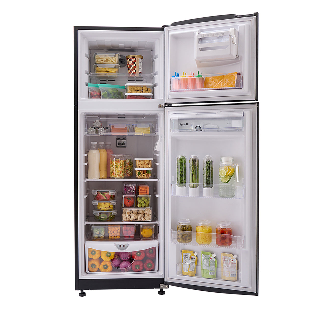 Nevera Haceb Inverter Titanio 65x179.5cm No Frost de 294 Litros con Dispensador de Agua y con Pantalla Digital - NEVERAS | Bylmo