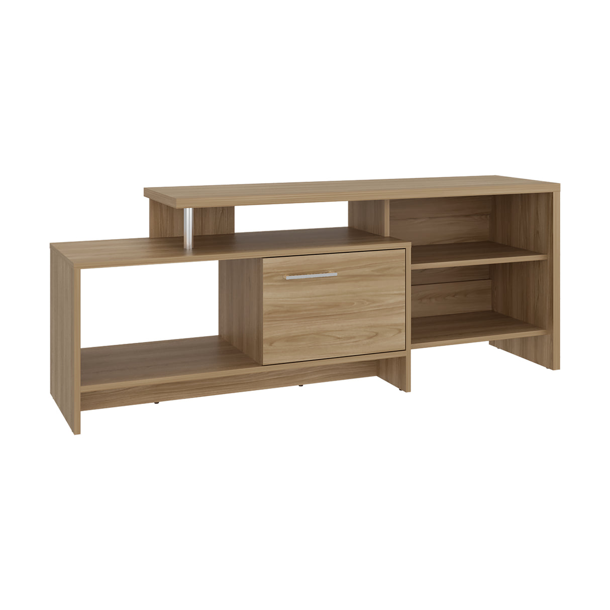 Mesa para TV Bengala Fresno 56x143cm Para TV Hasta 50 Pulgadas con Un Cajón - MUEBLES DE TV | Bylmo