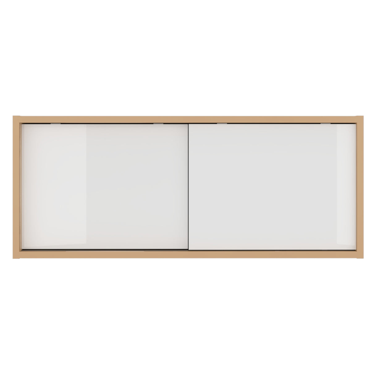 Gabinete de Baño Note Fresno 81x33cm Rectangular sin Entrepaños - GABINETES DE BANHO | Bylmo