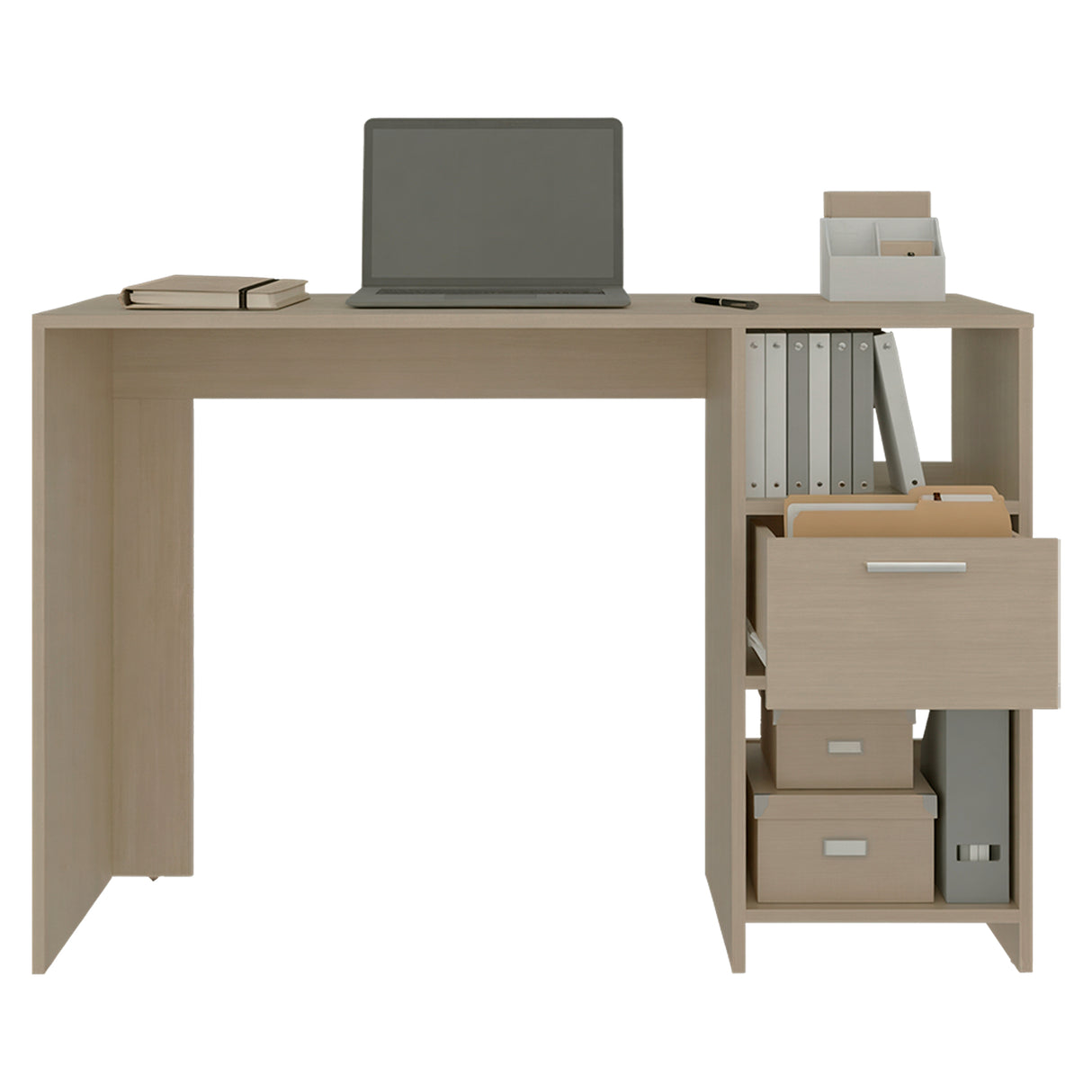 Escritorio Office Cartagena 110 cm con Cajón y Entrepaños - ESCRITORIOS | Bylmo