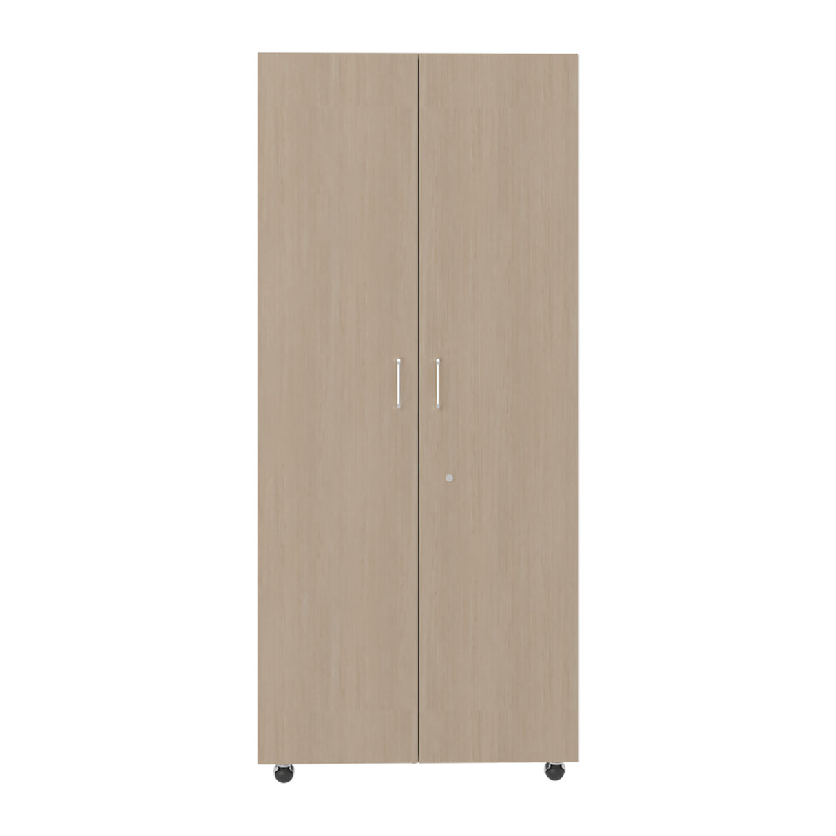 Closet Iko Cartagena y Blanco 80x182.5cm sin Cajones con 2 Entrepaños - CLOSETS | Bylmo