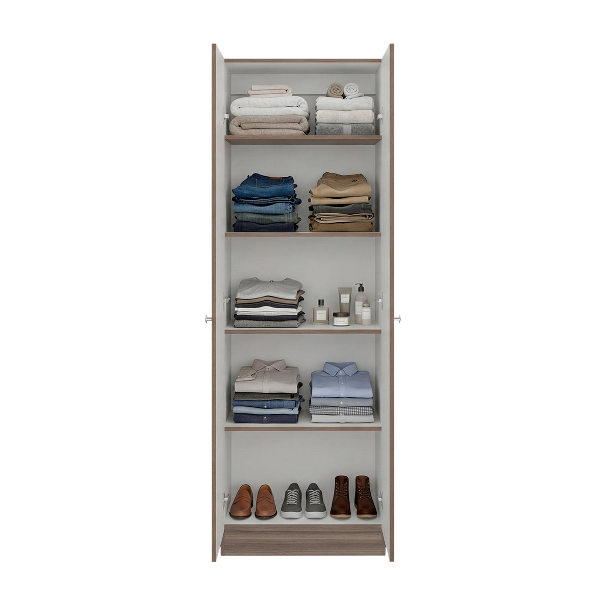 Closet Home Avellana 60x180cm con Dos Puertas - CLOSETS | Bylmo