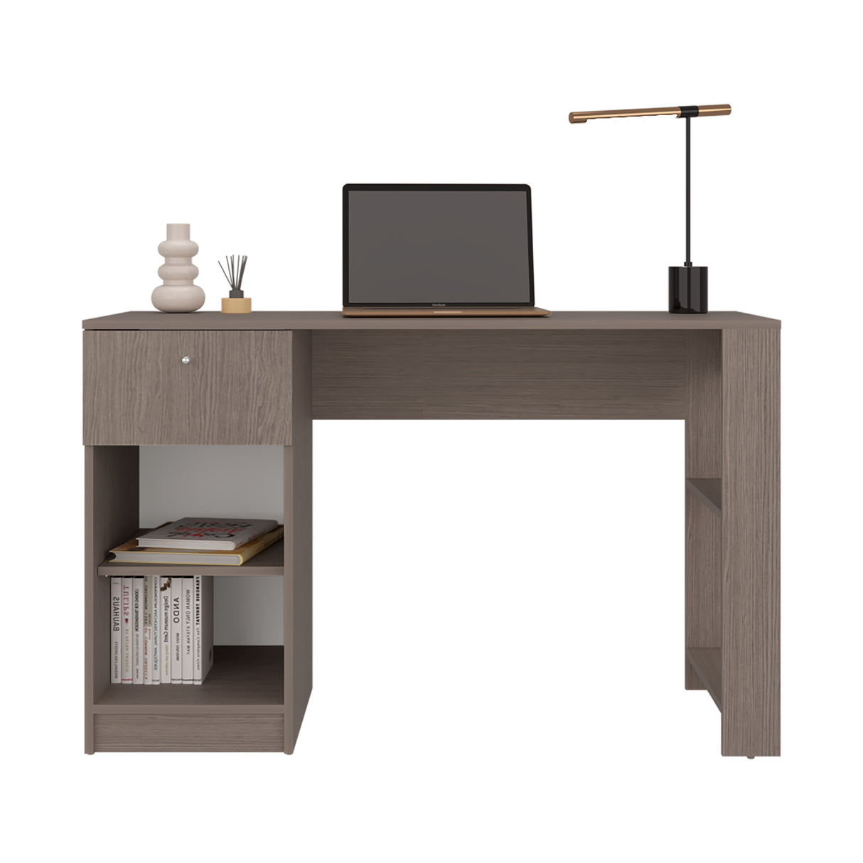 Escritorio Home Compacto Positano 47.3x120.2x75.6cm 1 Cajón - ESCRITORIOS | Bylmo