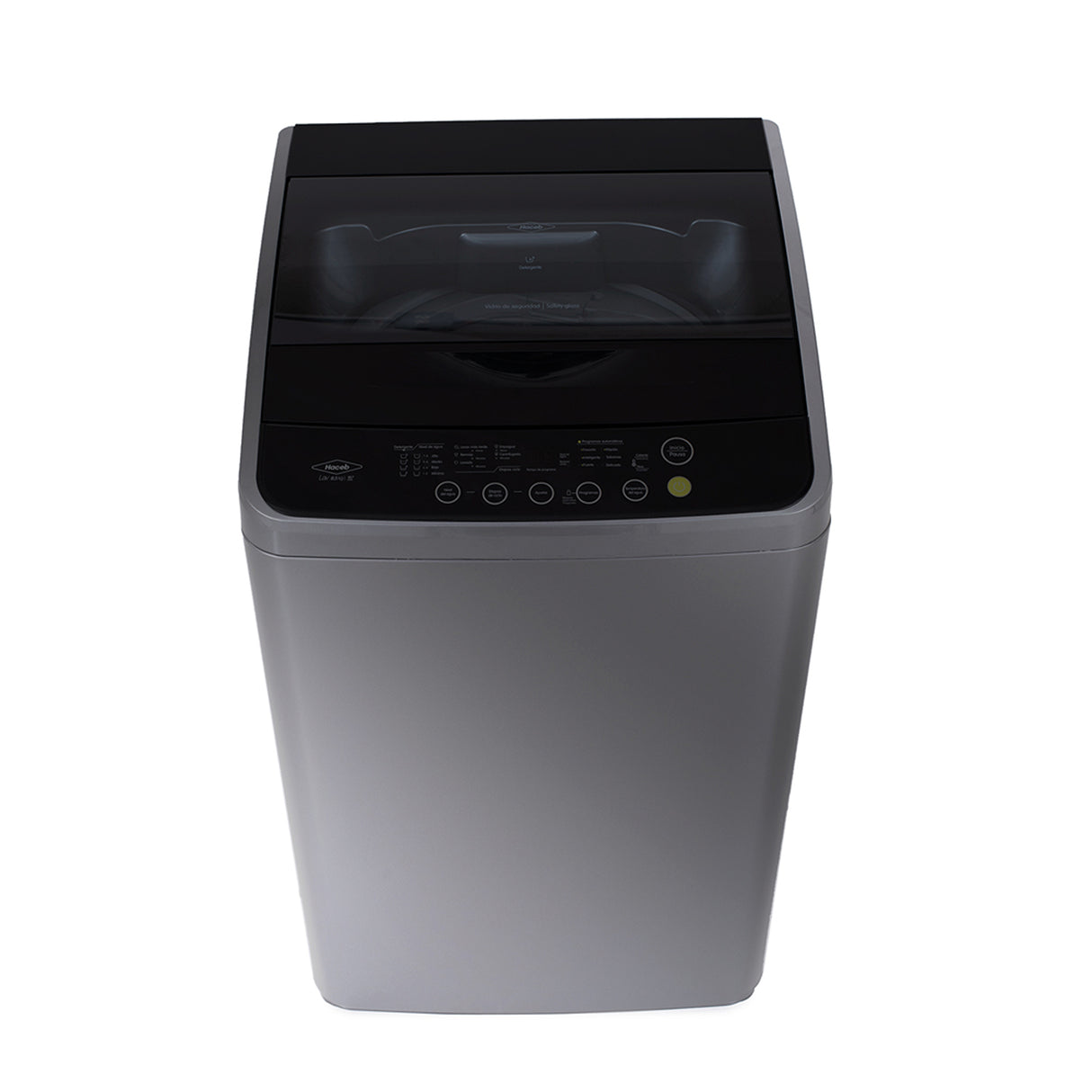 Lavadora Haceb Gris 52.3x89.8cm Para 8 Kilos con 6 Funciones Preconfiguradas - LAVADORAS Y SECADORAS | Bylmo