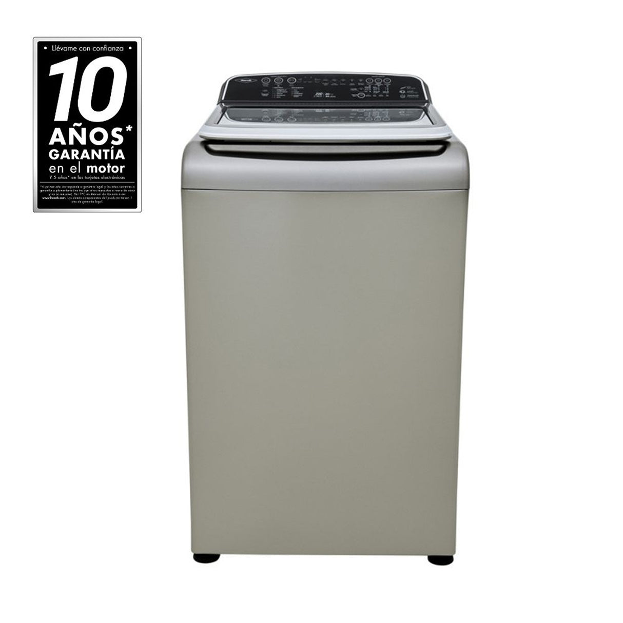Lavadora Haceb Inox 62x111cm Para 20 Kilos con 11 Funciones Preconfiguradas - LAVADORAS Y SECADORAS | Bylmo
