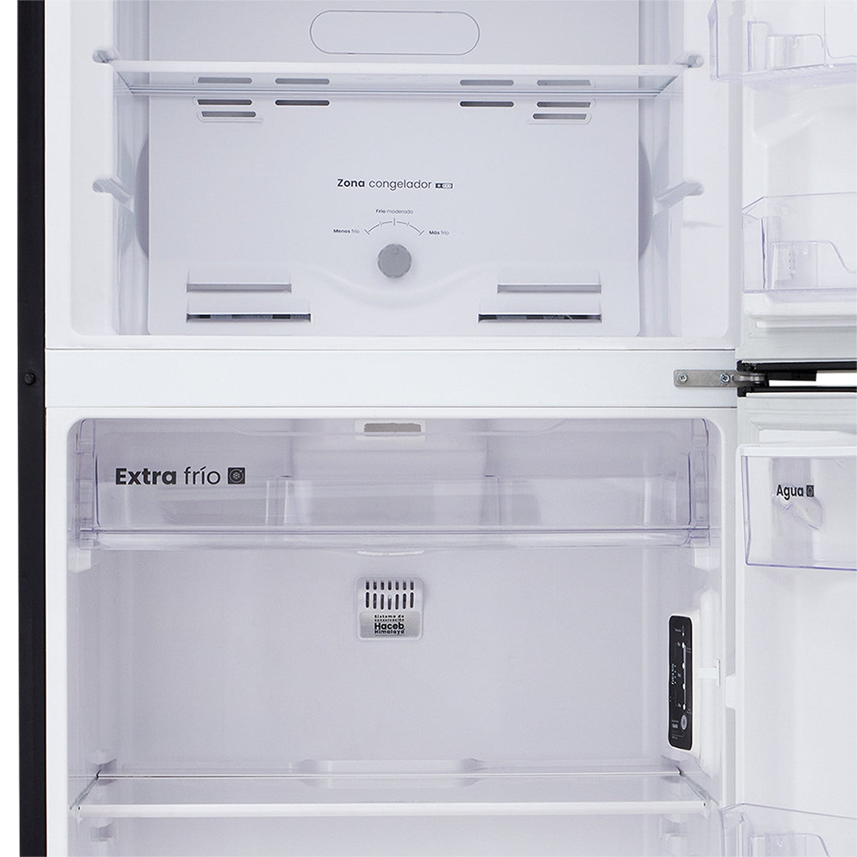 Nevera No Frost Haceb Gris Plomo 74x175.5cm De 404 Litros con Dispensador de Agua