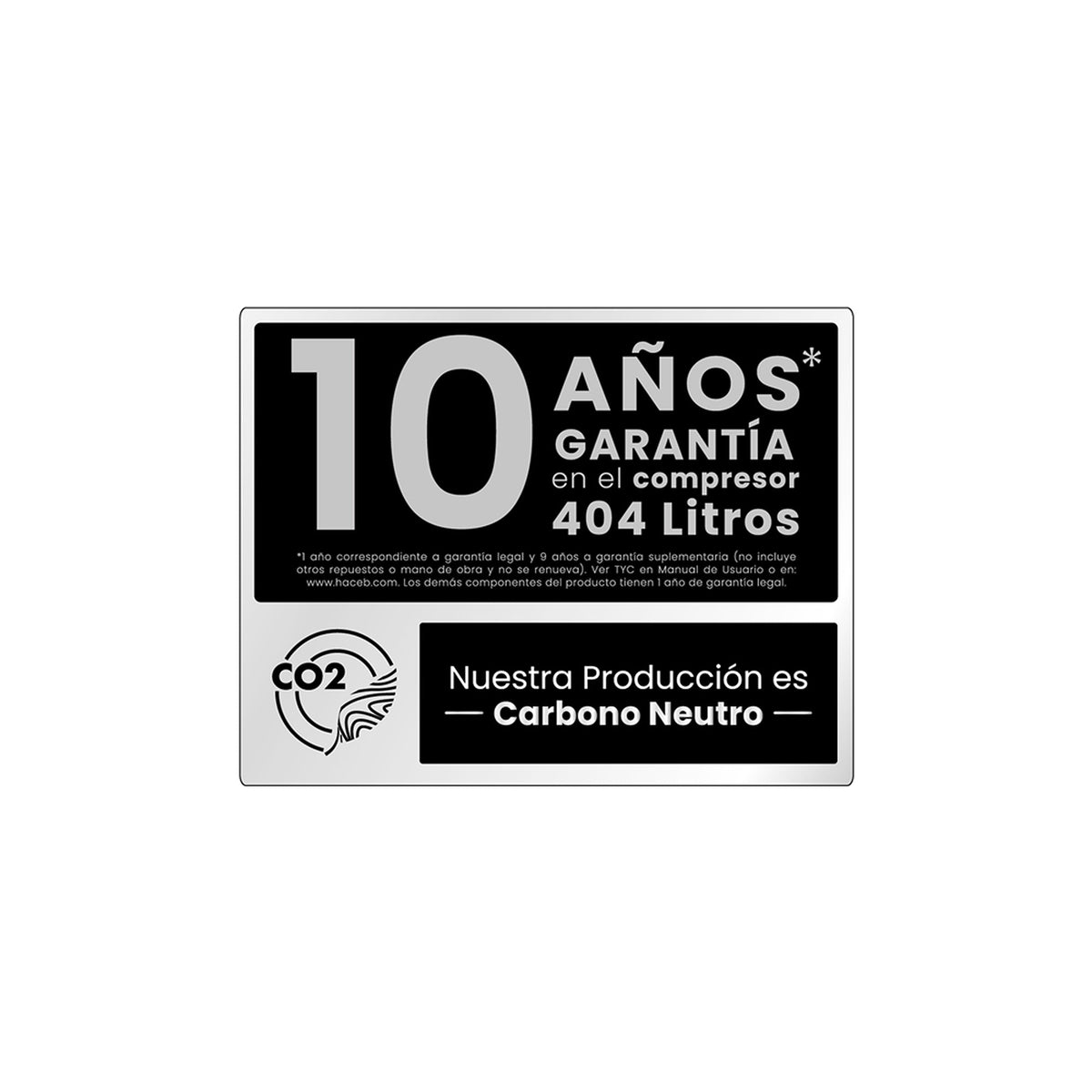 Nevera No Frost Haceb Gris Plomo 74x175.5cm De 404 Litros con Dispensador de Agua