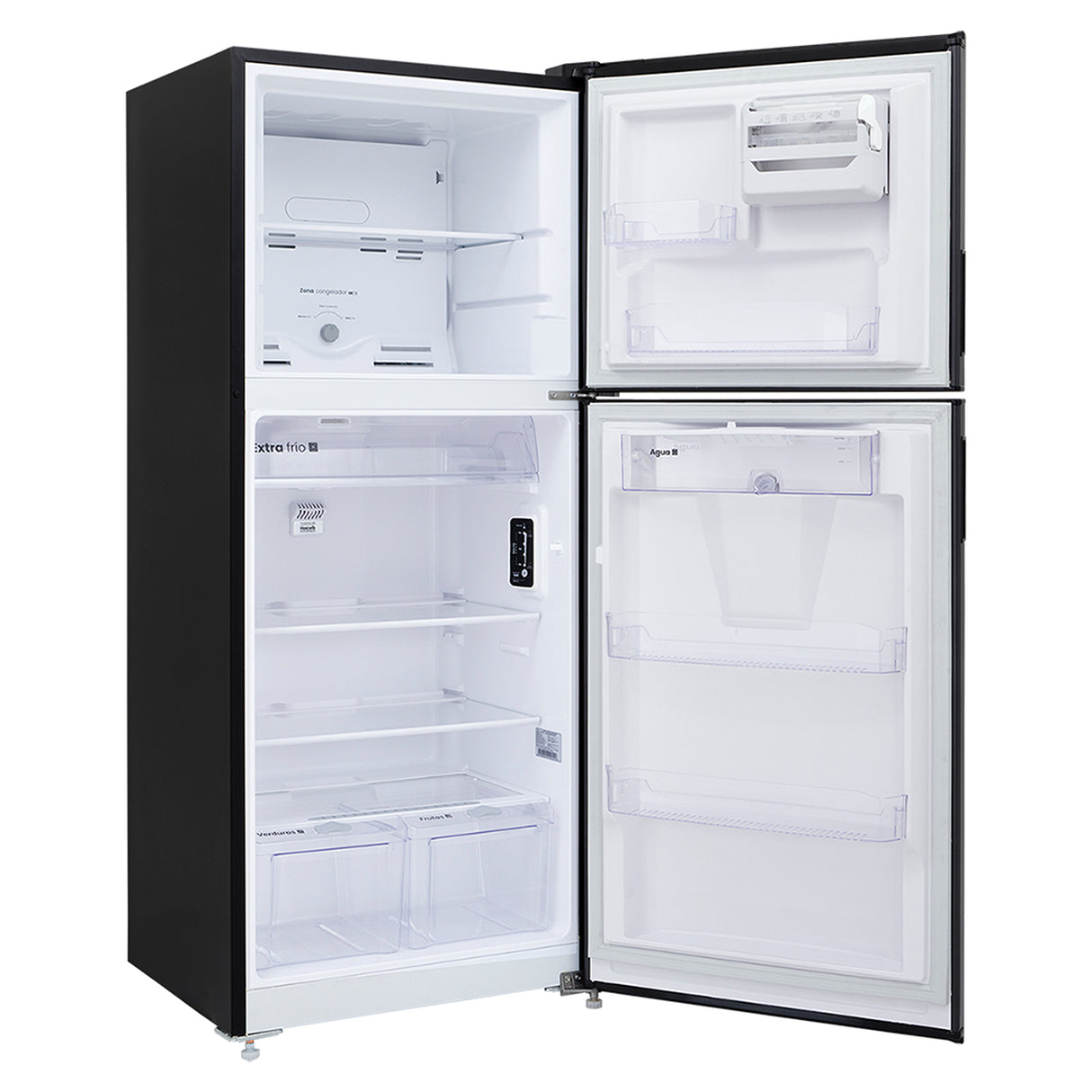 Nevera No Frost Haceb Gris Plomo 74x175.5cm De 404 Litros con Dispensador de Agua - NEVERAS | Bylmo