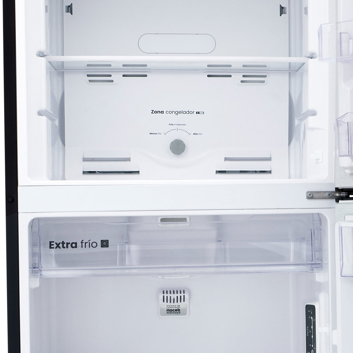 Nevera No Frost Haceb Inox 74x175.5cm De 404 Litros con Dispensador de Agua - NEVERAS | Bylmo