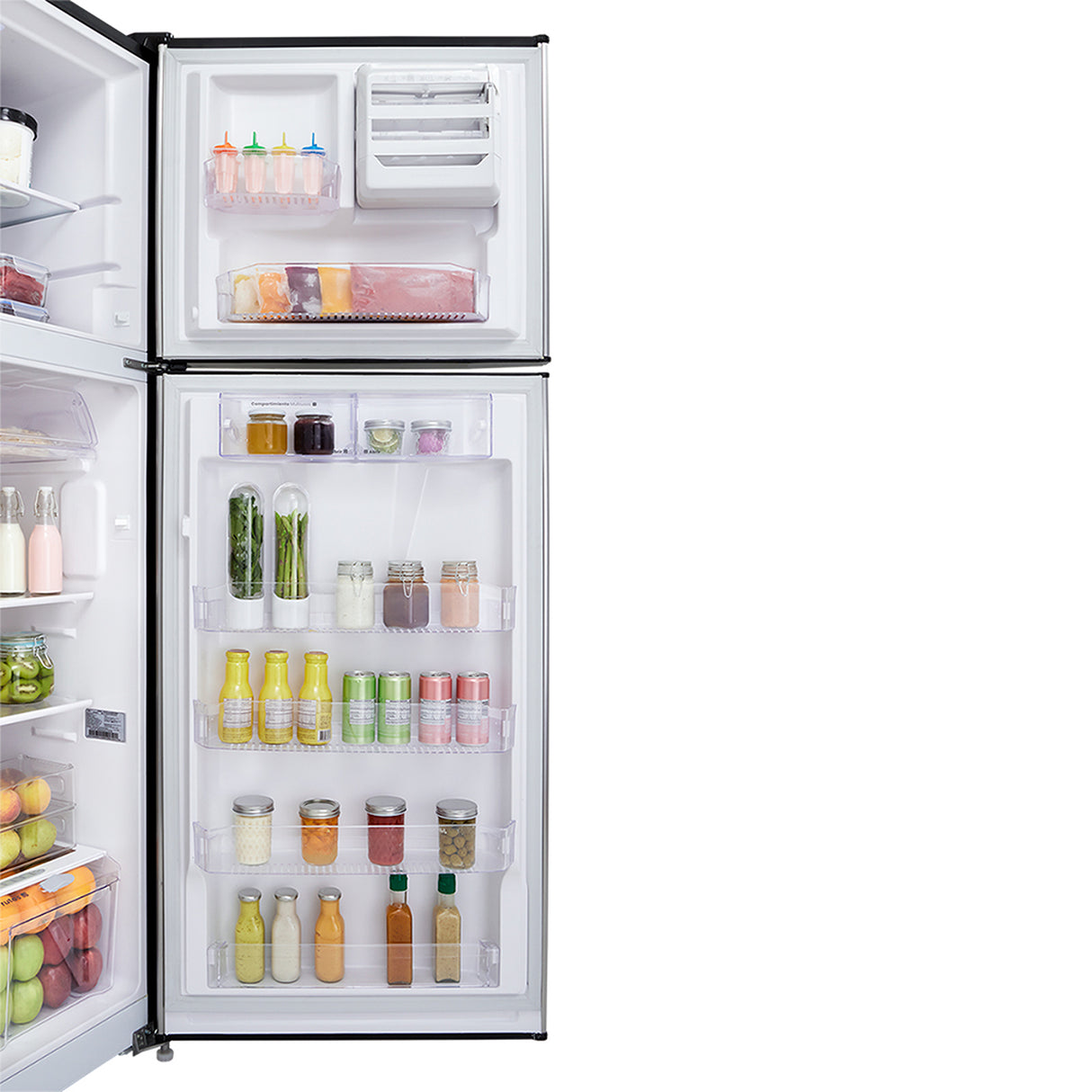 Nevera No Frost Haceb Inox 74x188cm De 448 Litros con Dispensador de Agua - NEVERAS | Bylmo