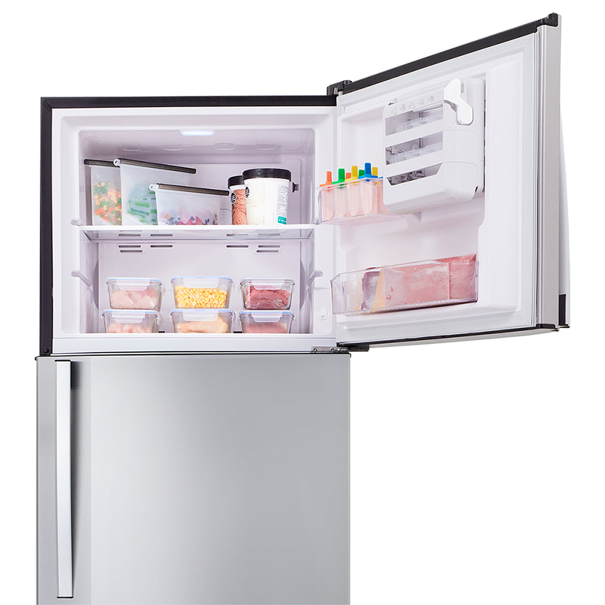 Nevera No Frost Haceb Inox 74x188cm De 448 Litros con Dispensador de Agua - NEVERAS | Bylmo