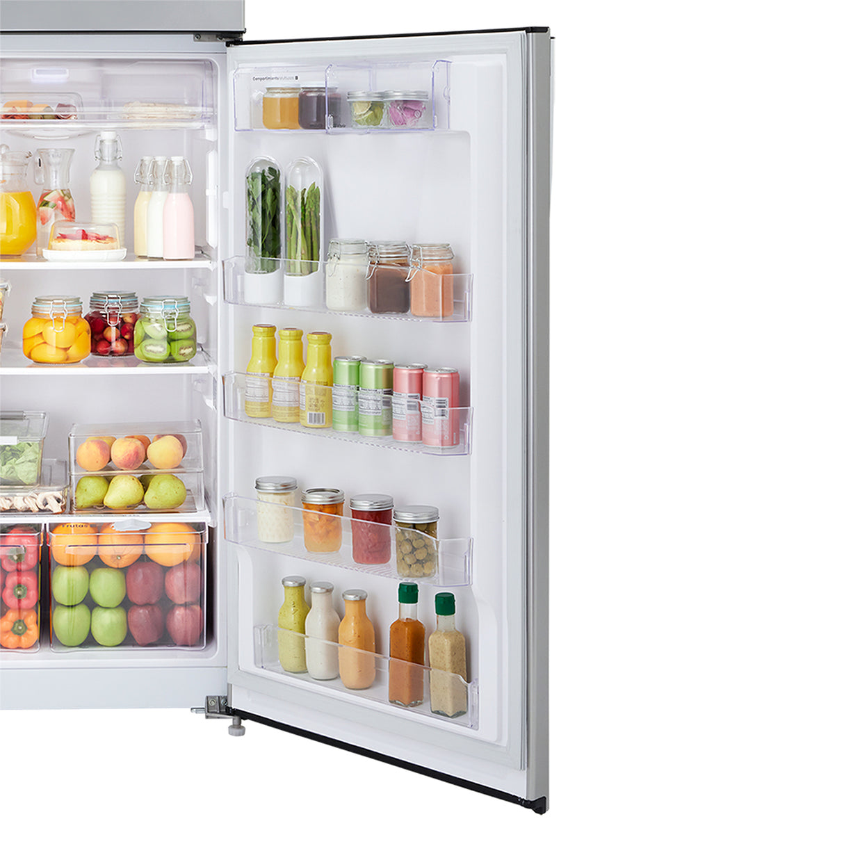 Nevera No Frost Haceb Inox 74x188cm De 448 Litros con Dispensador de Agua - NEVERAS | Bylmo