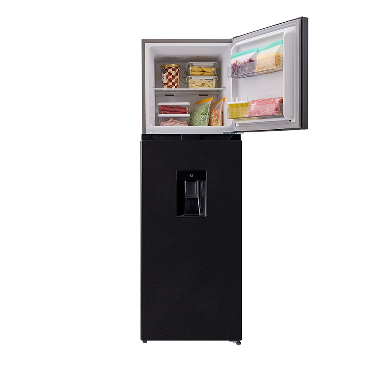 Nevera No Frost Haceb Negro 58x170cm De 241 Litros con Dispensador de Agua - NEVERAS | Bylmo